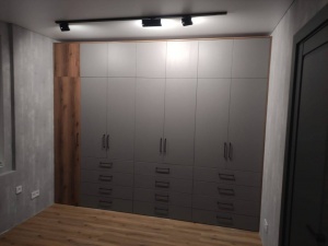 Встроенный шкаф “Dust grey” Встроенный шкаф “Dust grey”
